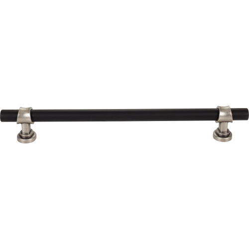 Top Knobs, Dakota, Bit, 12" (305mm) Bar Appliance Pull, Flat Black and Pewter Antique