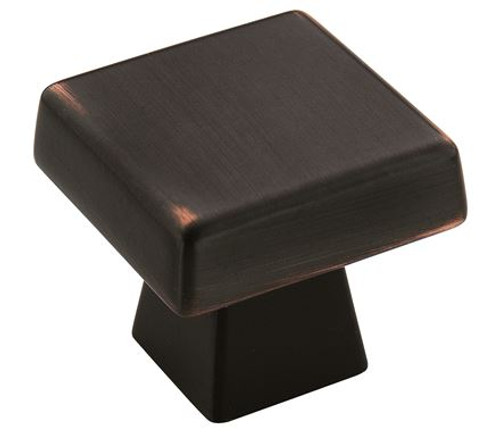 Amerock, Blackrock, 1 1/2" (38mm) Square Knob, Oil Rubbed Bronze Amerock, Blackrock, 1 1/2" (38mm) Square Knob, Oil Rubbed Bronze