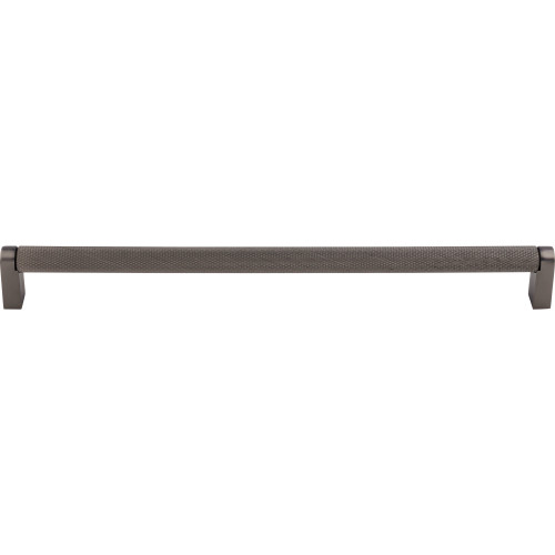 Top Knobs, Bar Pulls, Amwell, 18" Straight Appliance Pull, Ash Gray