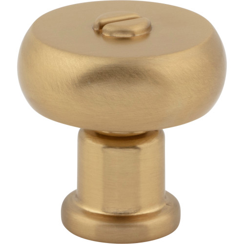 Atlas Homewares, Everitt, 1 3/16" Round Knob, Warm Brass