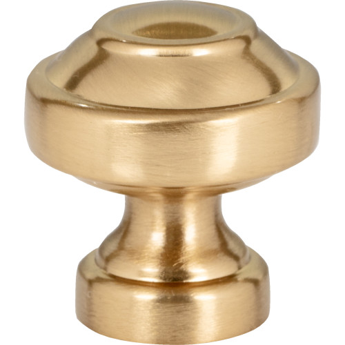 Atlas Homewares, Malin, 1 1/8" Round Knob Warm Brass