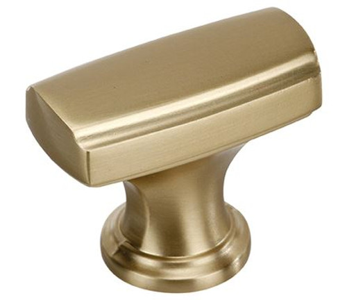 Amerock, Highland Ridge, 1 3/8" (35mm) Length Rectangle Knob, Golden Champagne