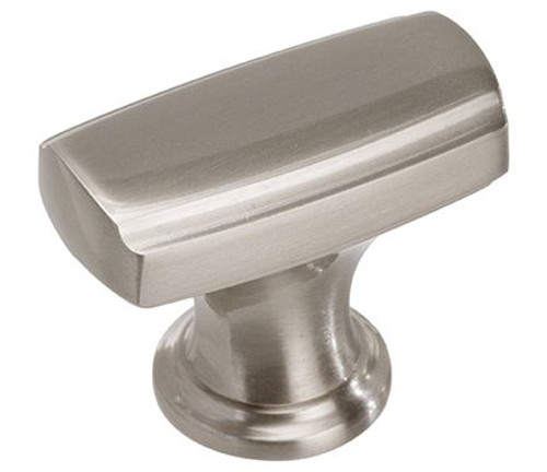 Amerock, Highland Ridge, 1 3/8" (35mm) Length Rectangle Knob, Satin Nickel