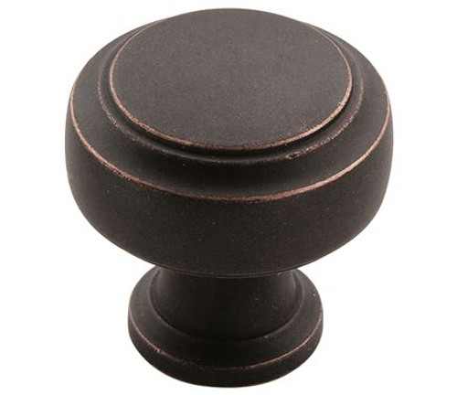 Amerock, Highland Ridge, 1 3/16" Round Knob, Dark-Oiled Bronze