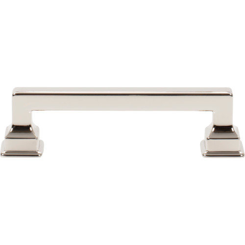 Atlas Homewares, Erika, 3 3/4" (96mm) Straight Pull, Polished Nickel