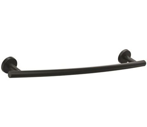 Amerock, Arrondi, 18" Towel Bar, Matte Black