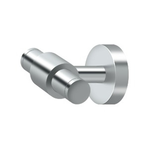 Deltana, BBS Series, Double Hook Robe Hook, Polished Chrome