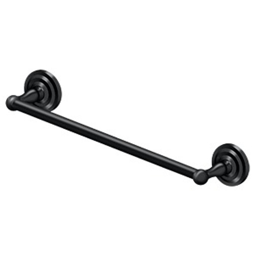 Deltana, R Series, 18" Towel Bar, Paint Black