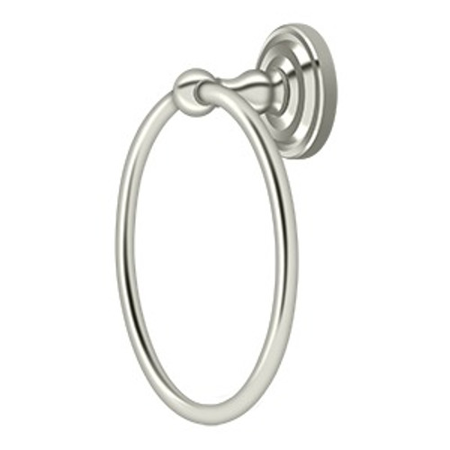 Deltana, R Series, Towel Ring, Polished Nickel