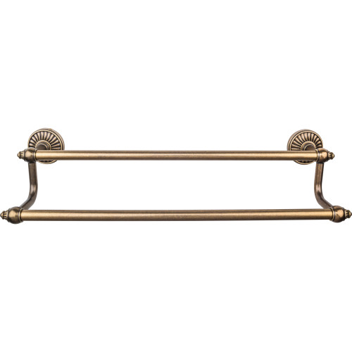 Top Knobs, Tuscany Bath, 20 1/2" Double Towel Bar, German Bronze