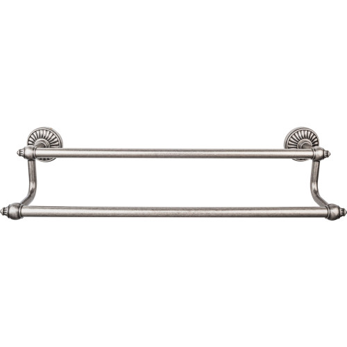 Top Knobs, Tuscany Bath, 26 1/2" Double Towel Bar, Pewter Antique