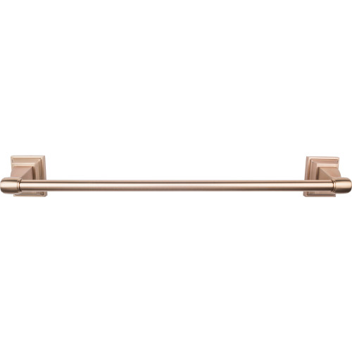 Top Knobs, Stratton Bath, 20" Towel Bar, Brushed Bronze