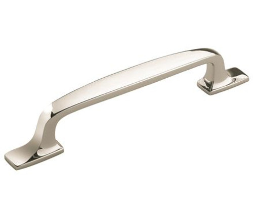 Amerock, Highland Ridge, 5 1/16" (128mm) Straight Pull, Polished Nickel