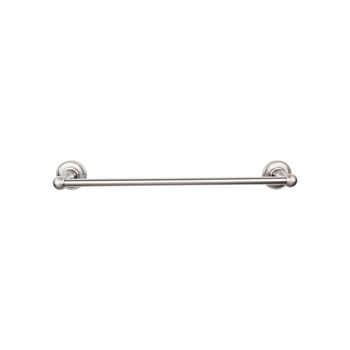 Top Knobs, Edwardian Bath, 30" Towel Bar Beaded Backplate, Brushed Satin Nickel