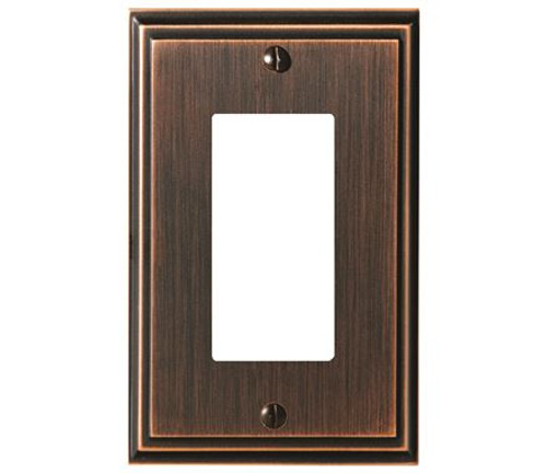 Amerock, Mulholland, 1 Rocker Wall Plate, Oil Rubbed Bronze