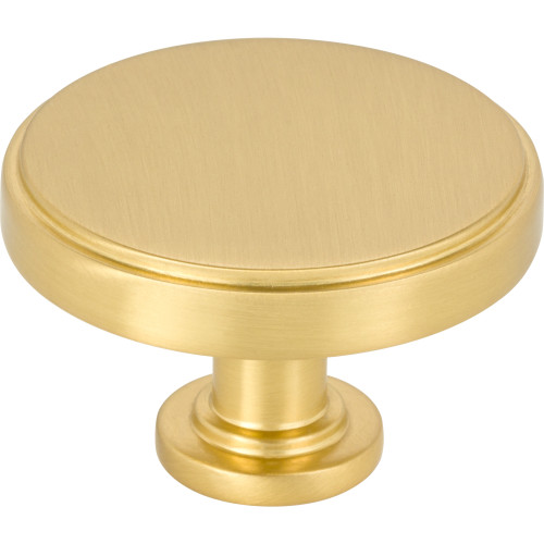 Jeffrey Alexander, Richard, 1 3/4" Round Knob, Brushed Gold