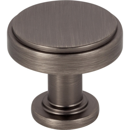 Jeffrey Alexander, Richard, 1 1/4" Round Knob, Brushed Pewter