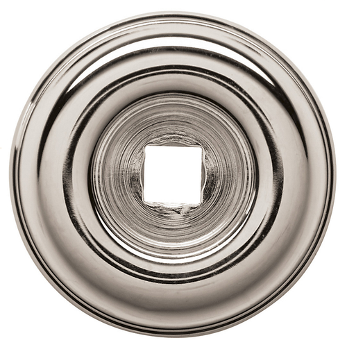 Baldwin, 1 1/2" Knob Backplate, Polished Nickel