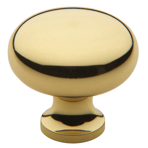 Baldwin, Classic, 1 1/4" Round Knob, Unlacquered Brass