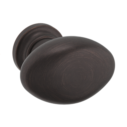 Baldwin, Oval, 1 1/8" Oval Knob, Venetian Bronze