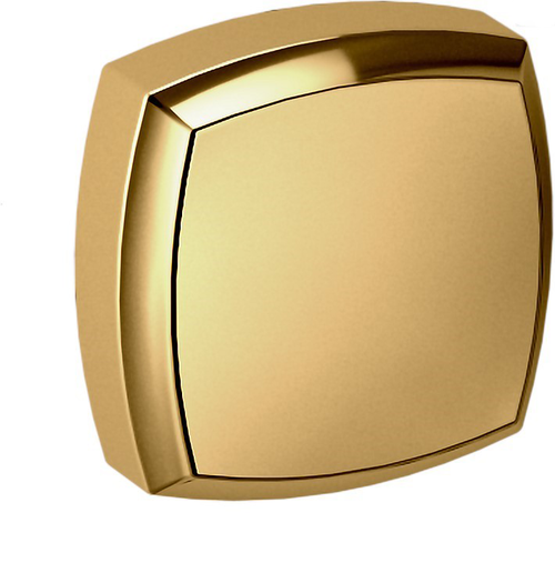 Baldwin, Severin Fayerman, 1 1/4" Square Knob, Unlacquered Brass