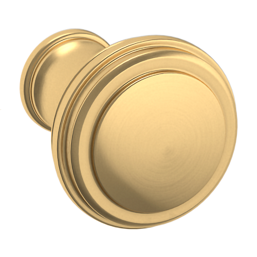 Baldwin, Severin Fayerman, 1" Round Knob, Satin Brass