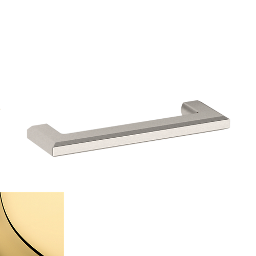 Baldwin, Bevel, 4" Straight Pull, Unlacquered Brass