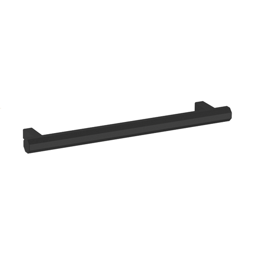 Baldwin, Octagonal, 6" Bar Pull, Satin Black