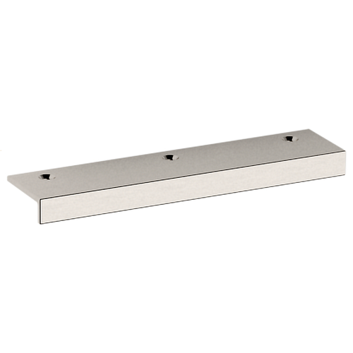 Baldwin, Edge, 4" Tab Pull, Satin Nickel