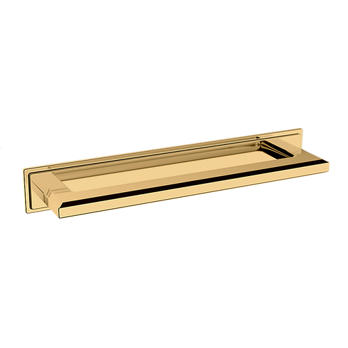 Baldwin, 6" Transitional Backplate, Unlacquered Brass