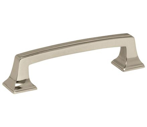 Amerock, Mulholland, 3 3/4" (96mm) Straight Pull, Polished Nickel