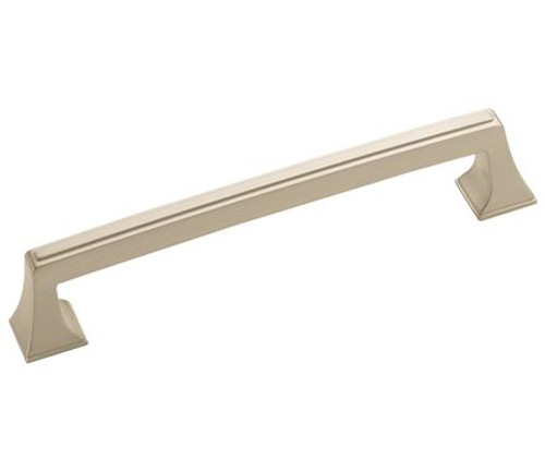 Amerock, Mulholland, 6 5/16" (160mm) Straight Pull, Satin Nickel Amerock, Mulholland, 6 5/16" (160mm) Straight Pull, Satin Nickel