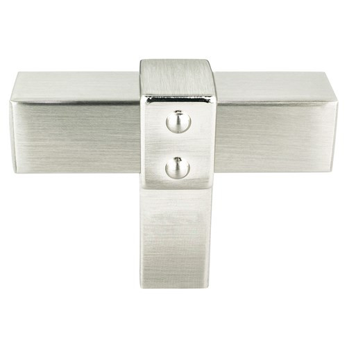 Berenson, Rivet Rebel, 2" Pull Knob, Brushed Nickel