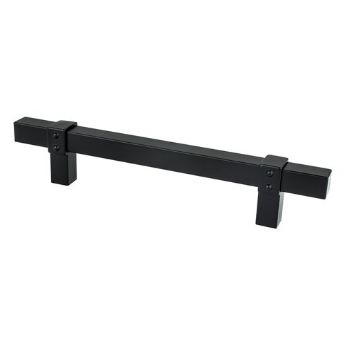 Berenson, Rivet Rebel, 5 1/16" (128mm) Bar Pull, Matte Black