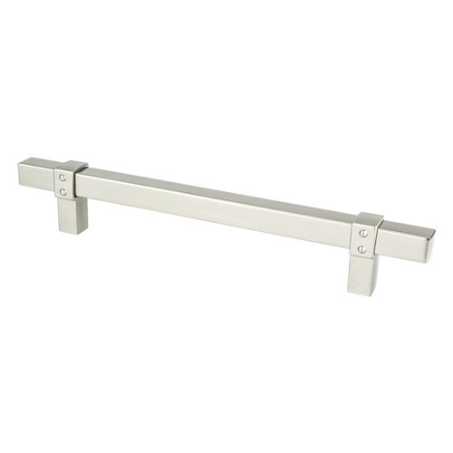 Berenson, Rivet Rebel, 6 5/16" (160mm) Bar Pull, Brushed Nickel