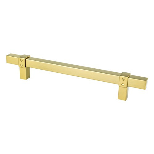 Berenson, Rivet Rebel, 6 5/16" (160mm) Bar Pull, Modern Brushed Gold