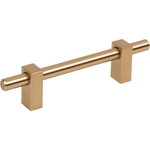 Jeffrey Alexander, Larkin 1, 3 3/4" (96mm) Bar Pull, Satin Bronze