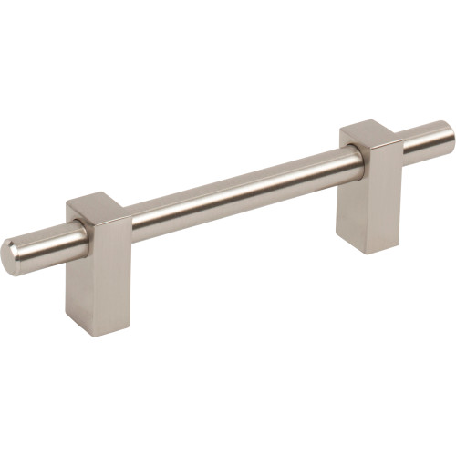 Jeffrey Alexander, Larkin 1, 3 3/4" (96mm) Bar Pull, Satin Nickel