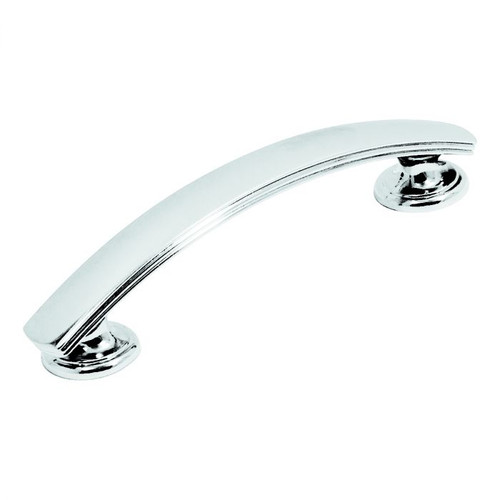 Belwith Hickory, American Diner, 3 3/4" (96mm) Curved Pull, Chrome