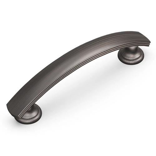 Belwith Hickory, American Diner, 3" Curved Pull, Vintage Bronze