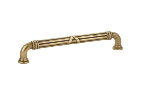 Emtek, Ribbon and Reed, 6" Straight Pull, French Antique Bronze