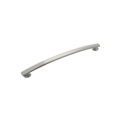 Belwith Hickory, American Diner, 7 9/16" (192mm) Curved Pull, Satin Nickel