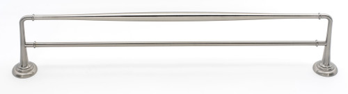 Alno, Charlie's Collection, 30" Double Towel Bar, Satin Nickel