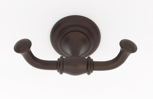 Alno, Charlie's Collection, Double Robe Hook, Chocolate Bronze