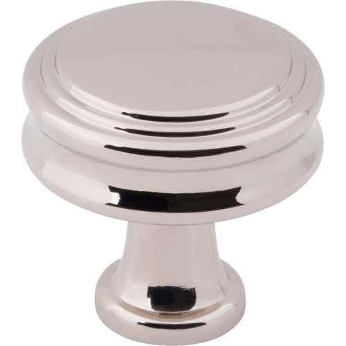 Top Knobs, Coddington, Coddington, 1 1/4" (32mm) Round Knob, Polished Nickel