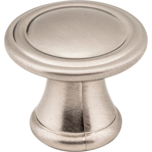 Jeffrey Alexander, Cordova, 1 3/16" Round Knob, Satin Nickel