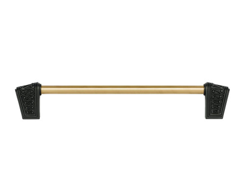 Edgar Berebi, Urban Metro, Rivoli, 10" Straight Appliance Pull, Jet with Brass