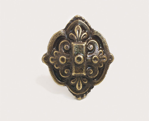 Emenee, Home Classics, Buttons, 1 1/2 (38mm) Baroque Diamond Knob