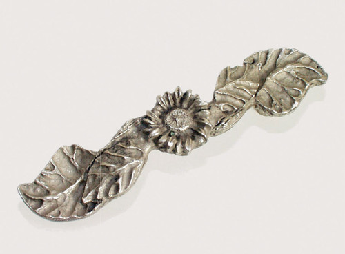 Emenee, Premier Collection, Floral, 4 1/2" Sunflower Pull