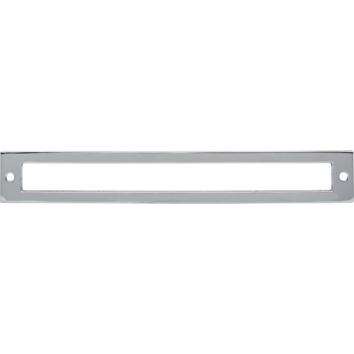 Top Knobs, Lynwood, Hollin, 7 9/16" (192mm) Pull Backplate, Polished Chrome